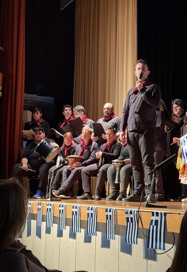Συμμετοχή στη γιορτή της 25ης Μαρτίου των Εκπαιδευτηρίων Ε. Μαντουλίδη