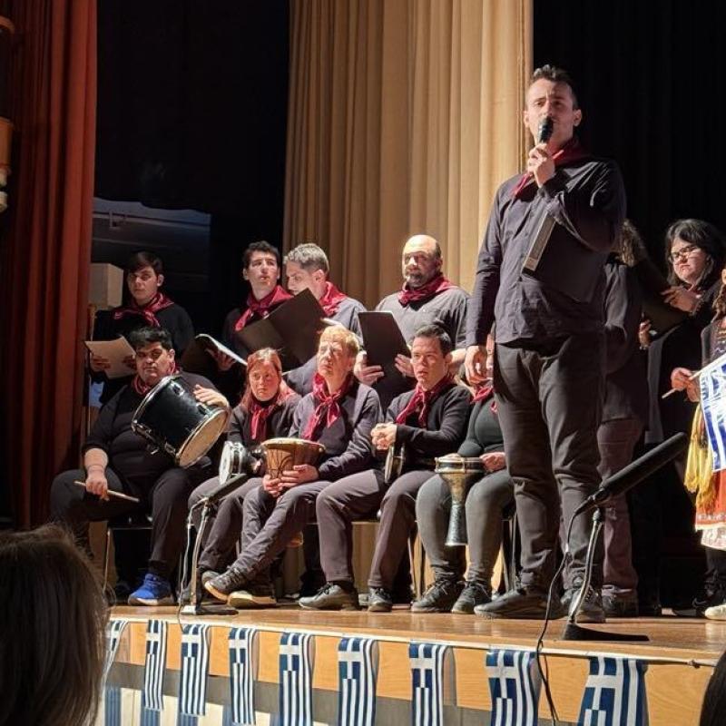 Συμμετοχή στη γιορτή της 25ης Μαρτίου των Εκπαιδευτηρίων Ε. Μαντουλίδη
