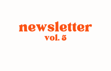 NEWSLETTER VOL. 5 // ΦΕΒΡΟΥΑΡΙΟΣ 2024